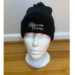 Champion Beanie Black The Cheesecake Factory Embroidered Merch Gorpcore Workwear